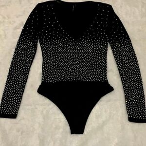 San Joy Black Bodysuit Size Meduim